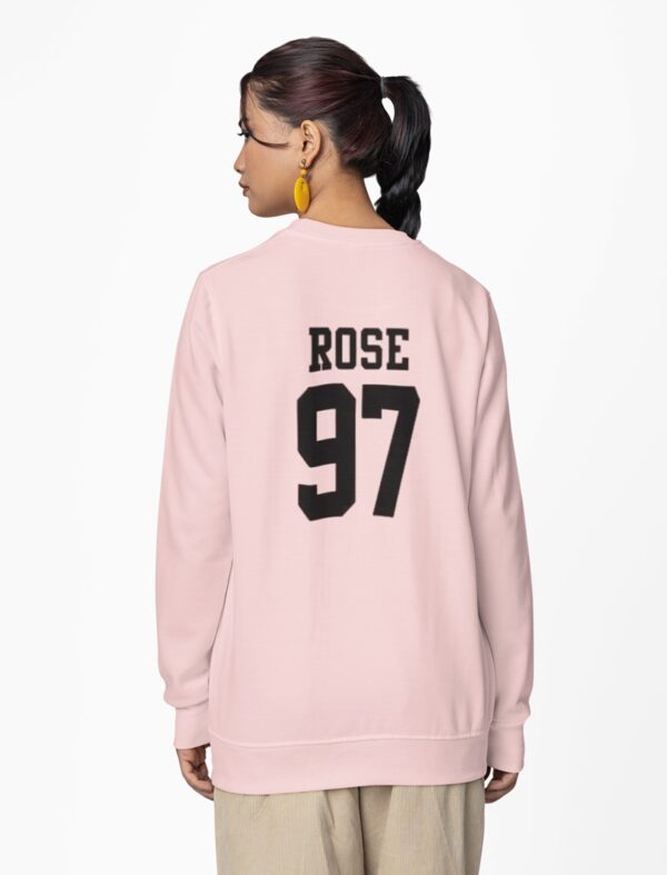 blackpink rose sweatshirt