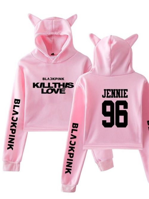 Blackpink Cropped Hoodie – Jennie