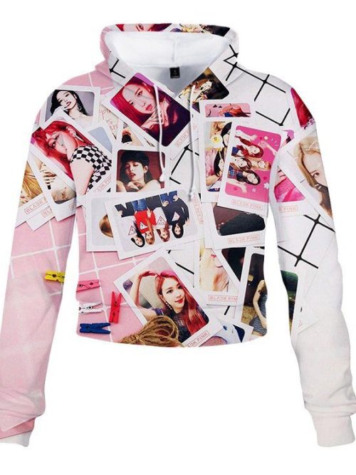 Blackpink Cropped Hoodie #12