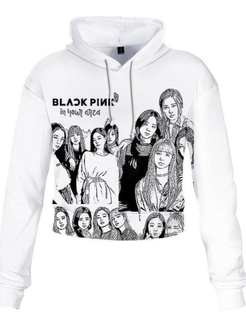 Blackpink Cropped Hoodie #14
