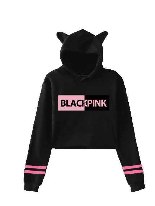 blackpink cropped hoodie