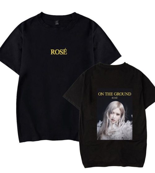Blackpink Rosé On The Ground T-Shirt + Socks