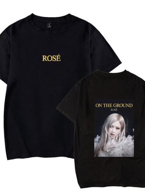 Blackpink Rosé On The Ground T-Shirt + Socks