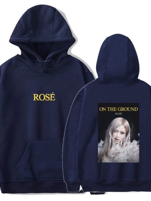 Blackpink Rosé On The Ground Hoodie 2