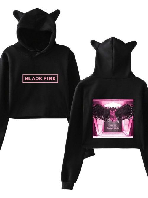 Blackpink How You Like That Cropped Hoodie #6