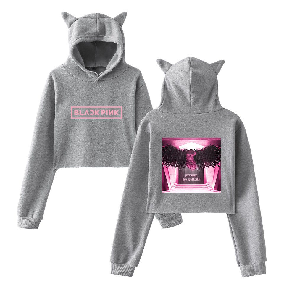 Blackpink How You Like That Cropped Hoodie