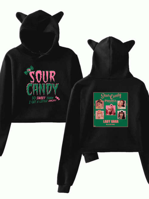 Blackpink Cropped Hoodie #30