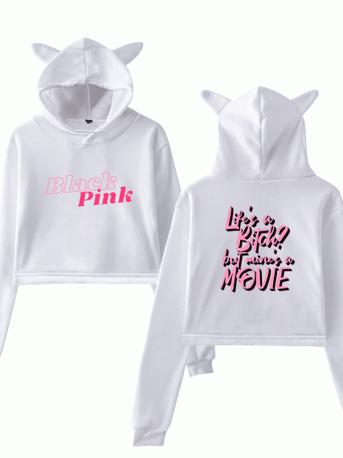 Blackpink Cropped Hoodie #31