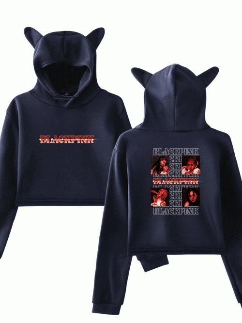 Blackpink Cropped Hoodie #32