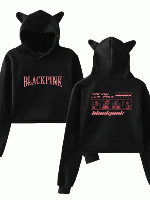 Blackpink Cropped Hoodie #34