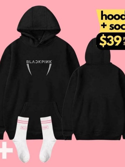 Blackpink Pink Venom Hoodie #7 + Socks