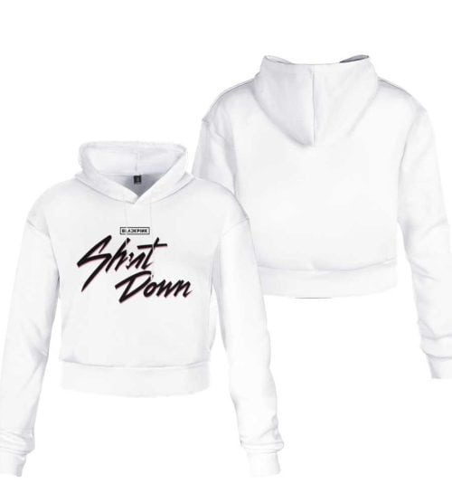 Blackpink Shut Down Cropped Hoodie #1