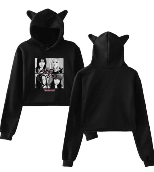 Blackpink Shut Down Cropped Hoodie #2