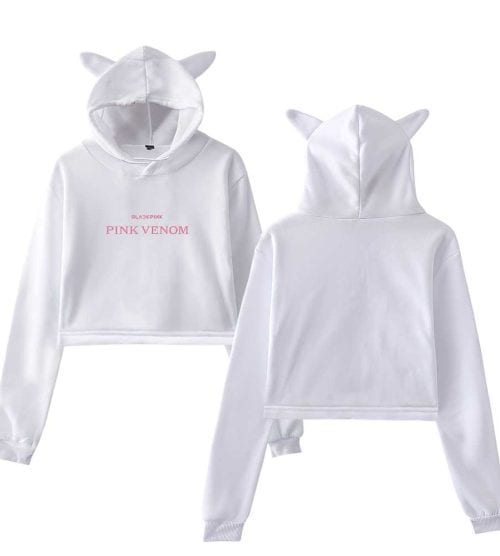 Blackpink Pink Venom Cropped Hoodie #5