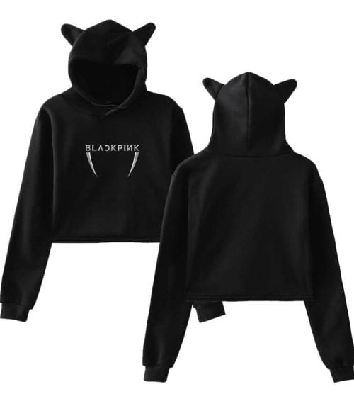 Blackpink Pink Venom Cropped Hoodie #7