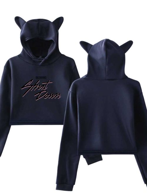 Blackpink Shut Down Cropped Hoodie #3
