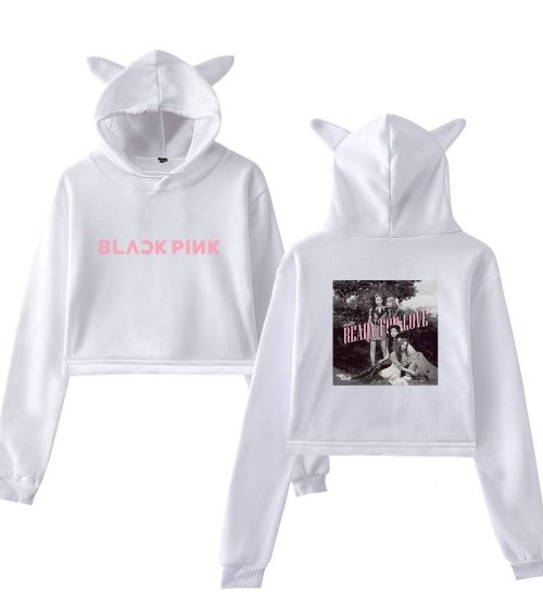 Blackpink Ready for Love Cropped Hoodie #2