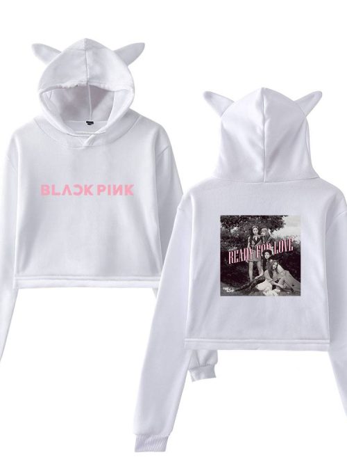 Blackpink Ready for Love Cropped Hoodie #2