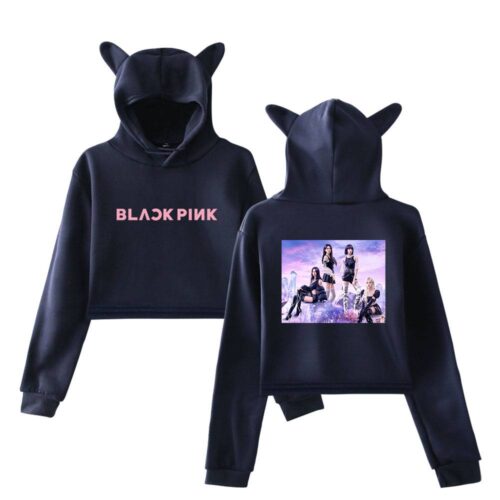 Blackpink Ready for Love Cropped Hoodie #3