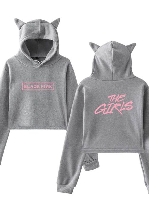 Blackpink Cropped Hoodie #36