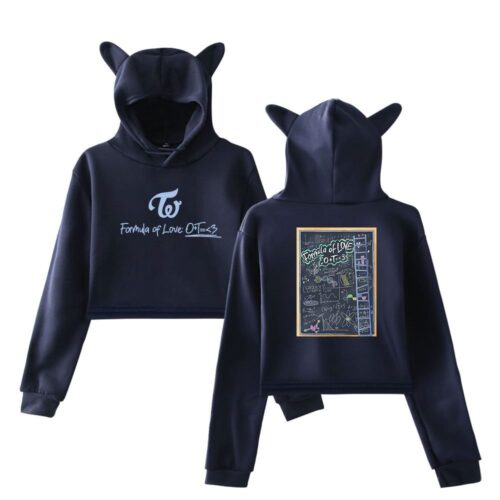 Twice Formula of Love Cropped Hoodie #1