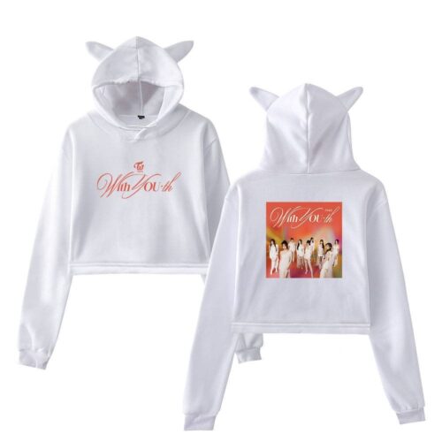 Twice With YOU-th Cropped Hoodie #1