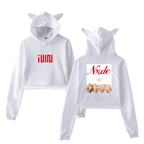 Gidle Cropped Hoodie #2