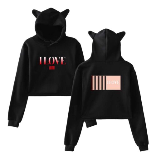 Gidle Cropped Hoodie #5