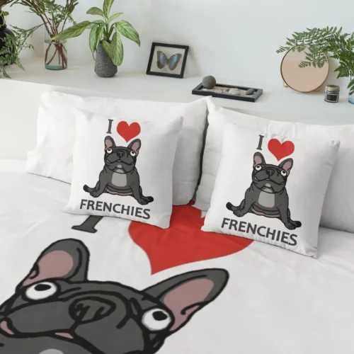 French Bulldog Bedsheets + 2 Pillowcases #3