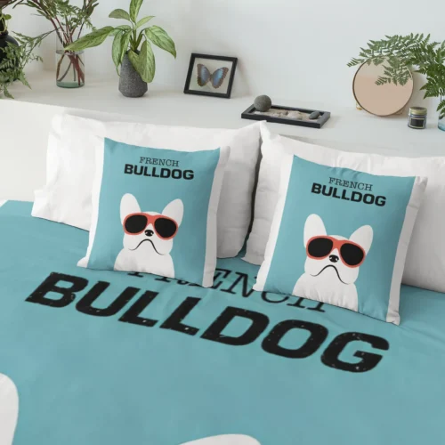 French Bulldog Bedsheets + 2 Pillowcases #6
