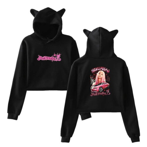 Nicki Minaj Cropped Hoodie #3 + Gift