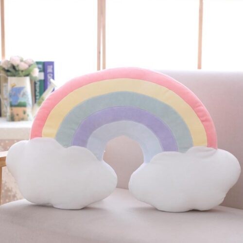 Plush Rainbow Pillow #1 (P11)