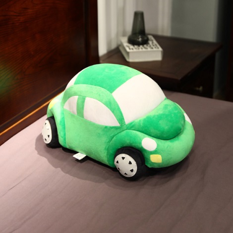 Plush Green Car Pillow #1 (P61)