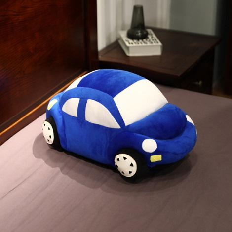 Plush Blue Car Pillow #1 (P62)
