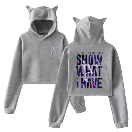 IVE World Tour Show What I Have Cropped Hoodie