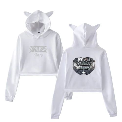 Stray Kids Ate Cropped Hoodie #1