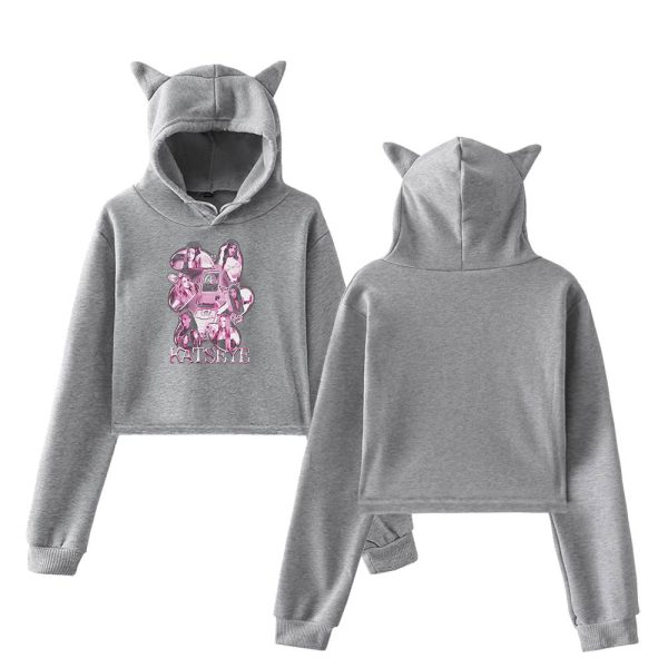 Katseye Cropped Hoodie #6 - Image 4