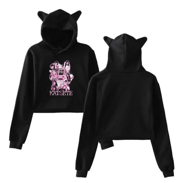 Katseye Cropped Hoodie #6 - Image 2