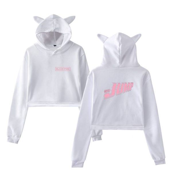 Blackpink Jump Cropped Hoodie #3 - Image 3