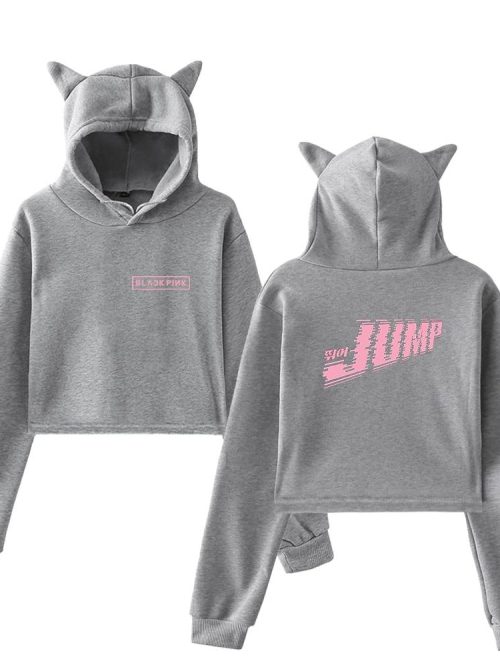 Blackpink Jump Cropped Hoodie #3