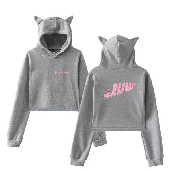 Blackpink Jump Cropped Hoodie #3