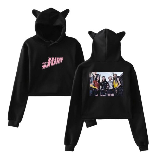 Blackpink Jump Cropped Hoodie #1 - Image 2