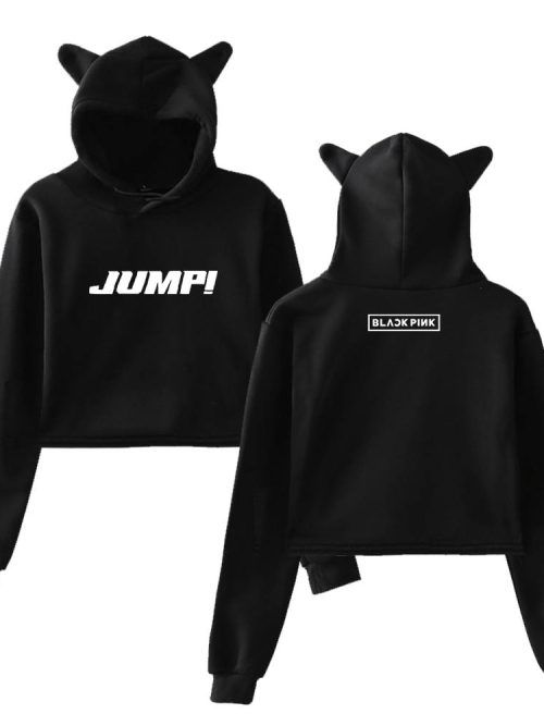 Blackpink Jump Cropped Hoodie #4