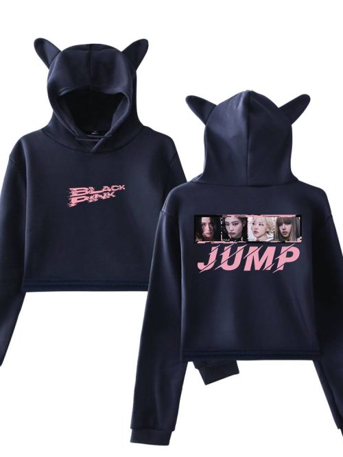 Blackpink Jump Cropped Hoodie #2
