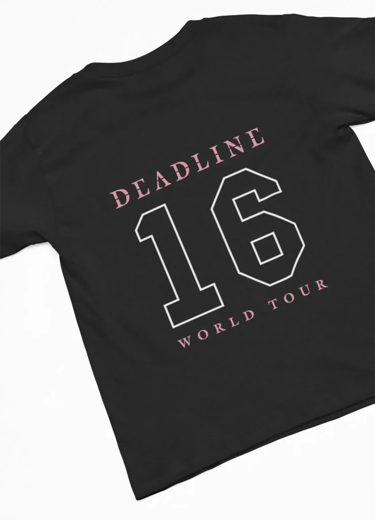 blackpink deadline t-shirt